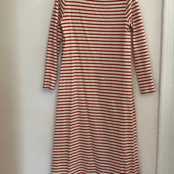 Samuji RED AND WHITE Striped Midi Dress - Picture 5 of 5